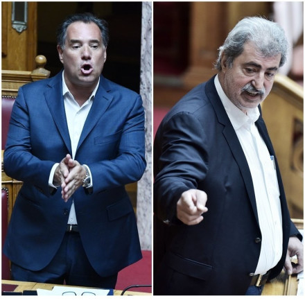 «Δειλός είσαι, ουστ!» - «Μας δουλεύεις, ανακάλεσε! »: Βίντεο με το χαμό στη Βουλή Άδωνι και Πολάκη