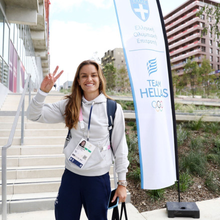 Αναχώρησε η Σάκκαρη για τους Ολυμπιακούς Αγώνες του Παρισιού