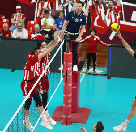 Ολυμπιακός – ΠΑΟΚ 3-1: Πρώτο βήμα προς την κατάκτηση του πρωταθλήματος στο βόλεϊ