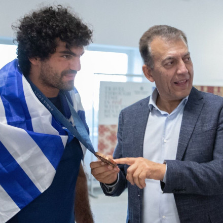 Στην Παναγία Εκατονταπυλιανή της Πάρου Βρούτσης, Τσελίδης και... Ολυμπιακό μετάλλιο