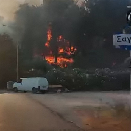 Οριοθετήθηκε η φωτιά στη Σαγιάδα Θεσπρωτίας