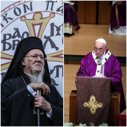 Ιστορικό «άνοιγμα» Βαρθολομαίου σε Πάπα - Κοινό Πάσχα Ορθοδόξων και Καθολικών προτείνει το Φανάρι