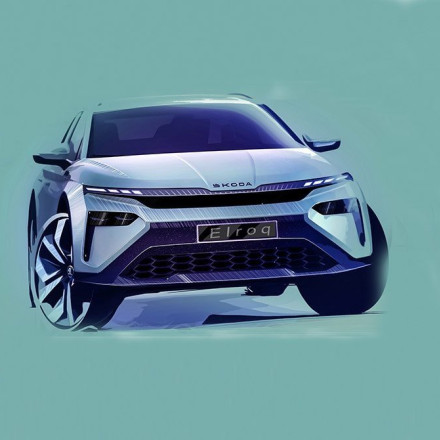 Skoda Elroq: Τα πρώτα εξωτερικά σκίτσα του ολοκαίνουργιου compact SUV