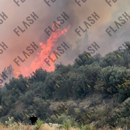 Το flash.gr στη μεγάλη φωτιά στην Κορινθία - Σοκ για τους δύο απανθρακωμένους