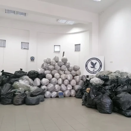 Ναρκοφυτεία-μαμούθ στην Αρκαδία: Κατασχέθηκε ένας τόνος κάνναβης - 10 εκατομμύρια € τα κέρδη