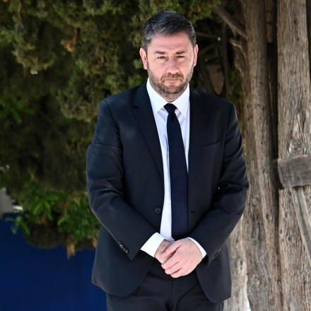 Νίκος Ανδρουλάκης: Άφησε ένα λουλούδι στον τάφο της Φώφης Γεννηματά