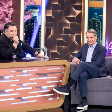 «The 2Night Show»: O Κυριάκος Μητσοτάκης στον Γρηγόρη Αρναούτογλου το βράδυ της Δευτέρας