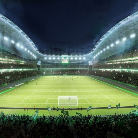 Παναθηναϊκός: Τοποθετήθηκαν οι πρώτες κερκίδες στο γήπεδο του Βοτανικού (pic)