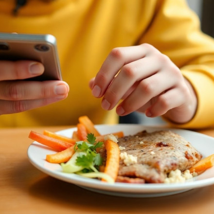 Μεγάλη προσοχή: Κινδυνεύετε σοβαρά αν χρησιμοποιείτε το κινητό σας όταν τρώτε