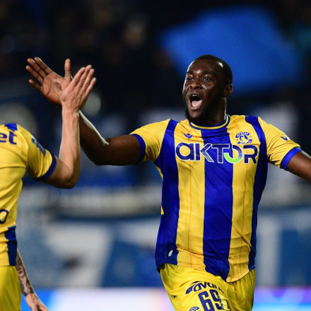 Ο Αστέρας AKTOR  πέρασε από το Περιστέρι κερδίζοντας τον Ατρόμητο (0-1) με σκόρερ τον Αλάγκμπε