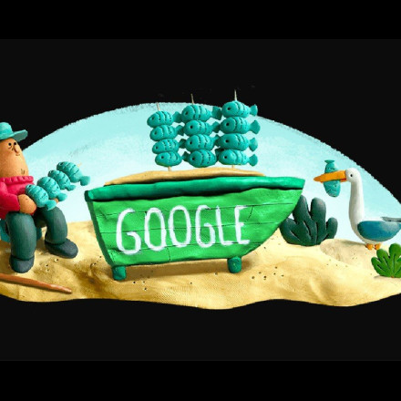 Google: Το σημερινό doodle είναι αφιερωμένο στο espeto - Το ισπανικό σνακ παραλίας