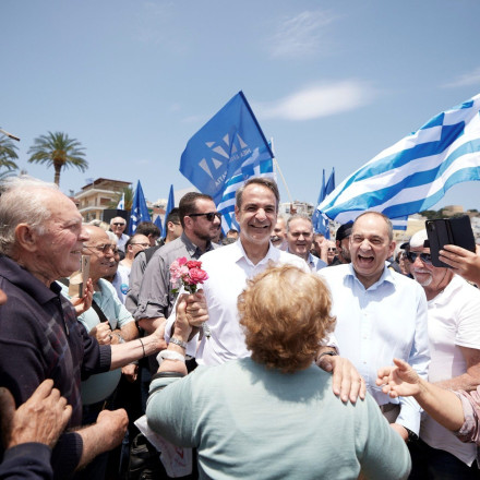 Μητσοτάκης από Σητεία: Η χώρα χρειάζεται πάνω από όλα σταθερή κυβέρνηση