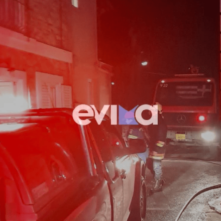 Εύβοια: Φωτιά σε σπίτι από ξυλόσομπα – Επιχείρηση απεγκλωβισμού ηλικιωμένης