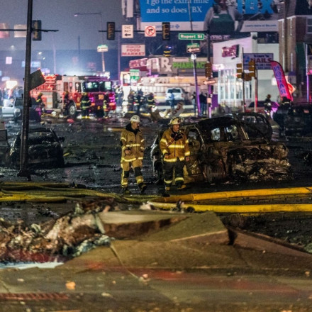 ΗΠΑ: Συγκλονιστικά βίντεο από τη συντριβή του αεροπλάνου 30 δεύτερα μετά την απογείωσή του