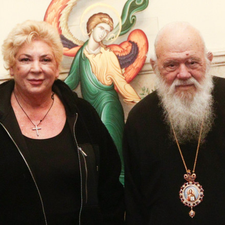 H Λιάνη στον Ιερώνυμο: Επίσκεψη στην Αρχιεπισκοπή με «άρωμα» Ανδρέα Παπανδρέου