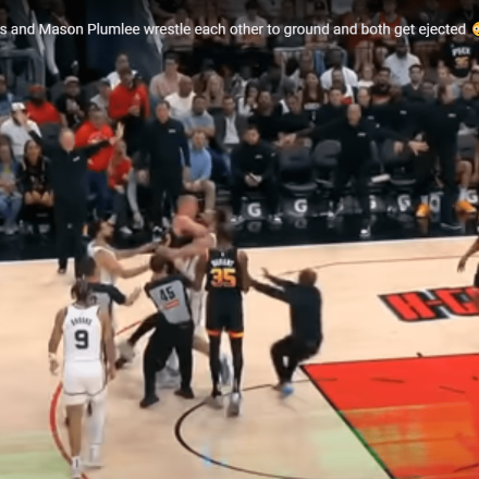 ΝΒΑ: Στίβεν Άνταμς και Μέισον Πλάμλι το γύρισαν στην… πάλη και αποβλήθηκαν [Vid]