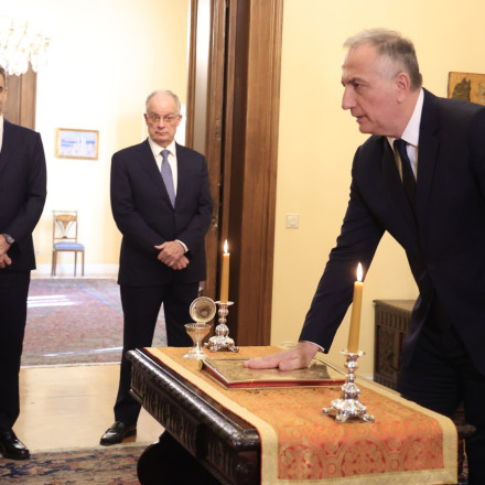 Σταύρος Καλαφάτης: Ορκίστηκε νέος υφυπουργός Ανάπτυξης