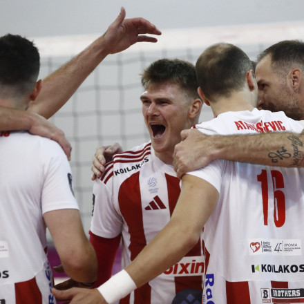 Ο Ολυμπιακός επικράτησε 3-1 του ΠΑΟΚ και στέφθηκε back to back Κυπελλούχος στο βόλεϊ ανδρών