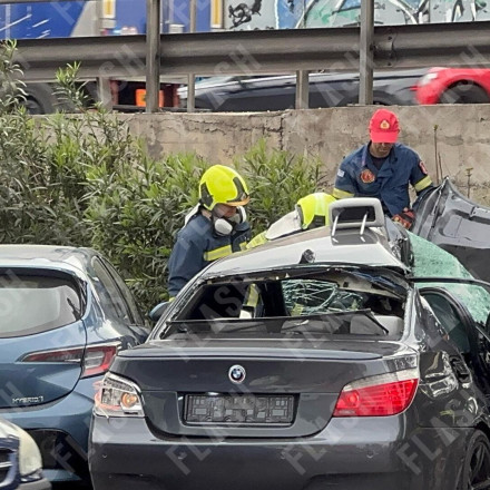 Καραμπόλα στον Κηφισό στο ύψος των Πατησίων - Πληροφορίες για τραυματίες