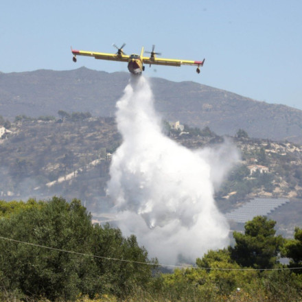 Φωτιά στη Ρόδο απειλεί πευκοδάσος – Κινητοποιήθηκαν επίγειες και εναέριες δυνάμεις