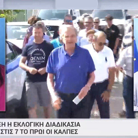 Εκλογές 25ης Ιουνίου - Σαμαράς: Ψήφισε στη Πύλο ο πρώην πρωθυπουργός