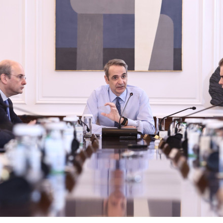 Μητσοτάκης: Δεν έχει λογική η επιβολή δασμών σε ελιές, λάδι και φέτα - Ζητούμενο η πολιτική σταθερότητα