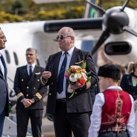 Το Καστελλόριζο τιμά την Olympic Air και τον Κυβερνήτη Θανάση Μαζαράκη στην τελευταία του πτήση