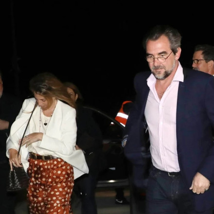 Χρυσή Βαρδινογιάννη και Νικόλαος Ντε Γκρες στο πάρτι γενεθλίων της Όλγας Κεφαλογιάννη Χρυσή Βαρδινογιάννη και Νικόλαος Ντε Γκρες στο πάρτι γενεθλίων της Όλγας Κεφαλογιάννη