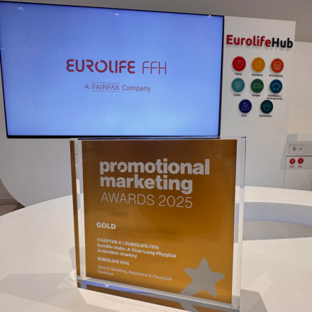Eurolife FFH: Χρυσό βραβείο για το EurolifeHub στα Promotional Marketing Awards 2025