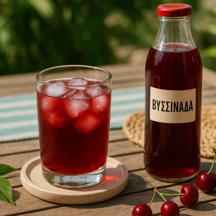 Σπιτική απολαυστική βυσσινάδα