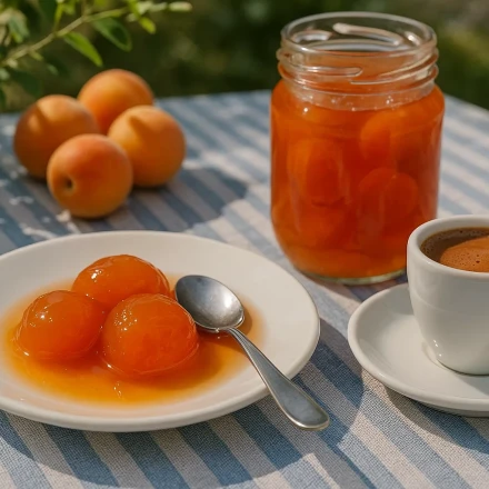 Γλυκό του κουταλιού βερίκοκο της γιαγιάς