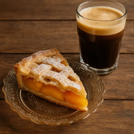 Ροδακινόπιτα αφράτη και αρωματική