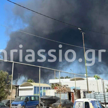 Φωτιά στον Ασπρόπυργο κοντά σε εργοστάσιο – 39 πυροσβέστες στη μάχη με τις φλόγες