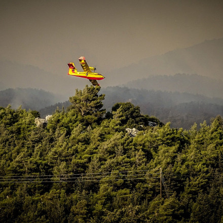 Πυρκαγιά στη Ρόδο: Μάχη με τις αναζωπυρώσεις δίνουν οι πυροσβέστες