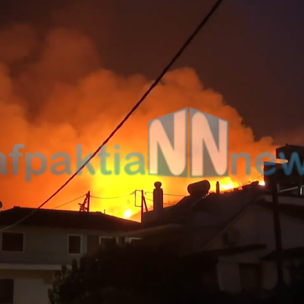 Υπό μερικό έλεγχο η φωτιά στη Ναύπακτο - Σε επιφυλακή οι δυνάμεις, επιστρέφουν οι κάτοικοι