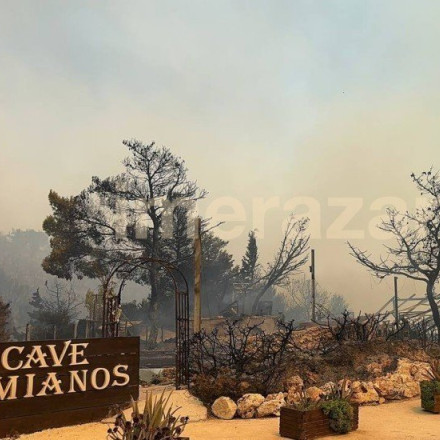 Στάχτη ιστορική αγαπημένη ταβέρνα στον Αγαλά Ζακύνθου - Αποκαρδιωτικές εικόνες