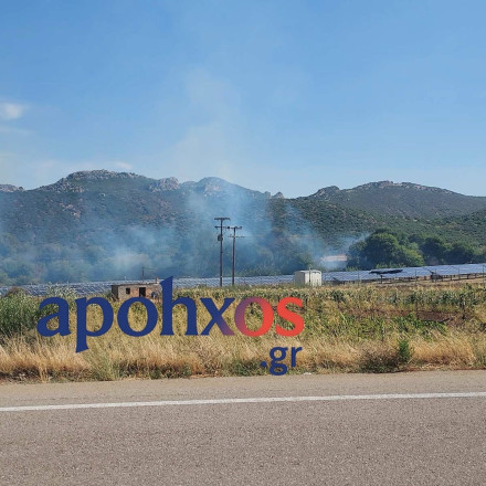 Φωτιά τώρα στην εθνική οδό κοντά στο Δίστομο - Σπεύδει η Πυροσβεστική
