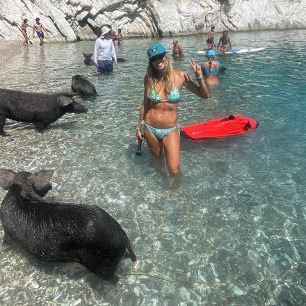 Μαριέττα Χρουσαλά: Η συνάντηση με τα… αγριογούρουνα