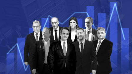 Metron Analysis: Στο 28,5% ενισχυμένη η ΝΔ - Στο 50% η δημοφιλία Καρυστιανού, κέρδη για τα «λοιπά»