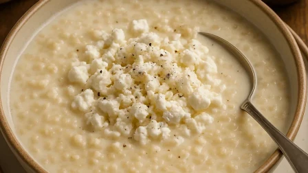 Τραχανάς σούπα (με ξινό τραχανά και φέτα)