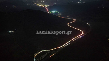 Με ουρές χιλιομέτρων και ταλαιπωρία στην Αθηνών-Λαμίας η επιστροφή των εκδρομέων των Χριστουγέννων