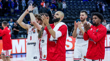 Η βαθμολογία της Euroleague μετά το «διπλό» του Ολυμπιακού και την ήττα του Παναθηναϊκού AKTOR