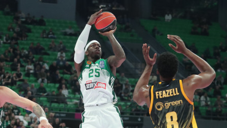 Παναθηναϊκός AKTOR - ΑΕΚ 103-78: «Καθάρισε» την Ένωση με κορυφαίο τον Ναν