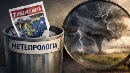 Νέα κόντρα μετεωρολόγων για το αν χαλάει ο καιρός: Η ανάρτηση Τσατραφύλλια με τον «σκουπιδοτενεκέ»