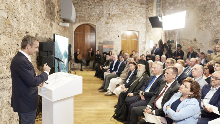 Μητσοτάκης από Μυστρά: Ο πολιτισμός μας αποτελεί αλυσίδα της εθνικής μας ισχύος