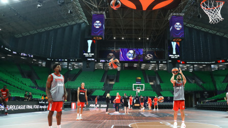 Final Four 2026: Ολυμπιακός και Ρεάλ στο T-Center για το καθιερωμένο χαλάρωμα πριν τον τελικό