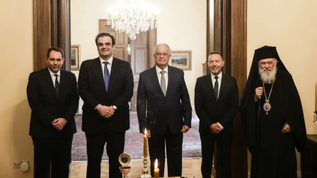 Ορκίστηκε Διοικητής της ΤτΕ ο Γιάννης Στουρνάρας ενώπιον του Προέδρου της Δημοκρατίας