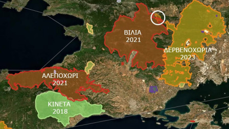 «Στάχτη» 340.000 στρέμματα μόνο στη δυτική Αττική σε μια 8ετία - Μια τεράστια οικολογική καταστροφή