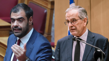 «Τον λογαριασμό για τις Πρέσπες από τον Τσίπρα»: Η απάντηση κυβέρνησης και Μαρινάκη στον Σαμαρά