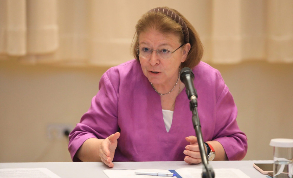 Συνέντευξη Τύπου της υπουργού Πολιτισμού Λίνας Μενδώνη και του Καλλιτεχνικού Διευθυντή της Εθνικής Λυρικής Σκηνής Γιώργου Κουμεντάκη για την παρουσίαση του προγράμματος του θεσμού "Όλη η Ελλάδα ένας Πολιτισμός 2023", Παρασκευή 30 Ιουνίου 2023.
(ΓΙΑΝΝΗΣ ΠΑ